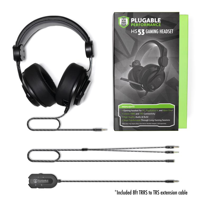 Plugable Technologies TRRS-HS53 headphones/headset Wired Head-band Gaming Black – image 8