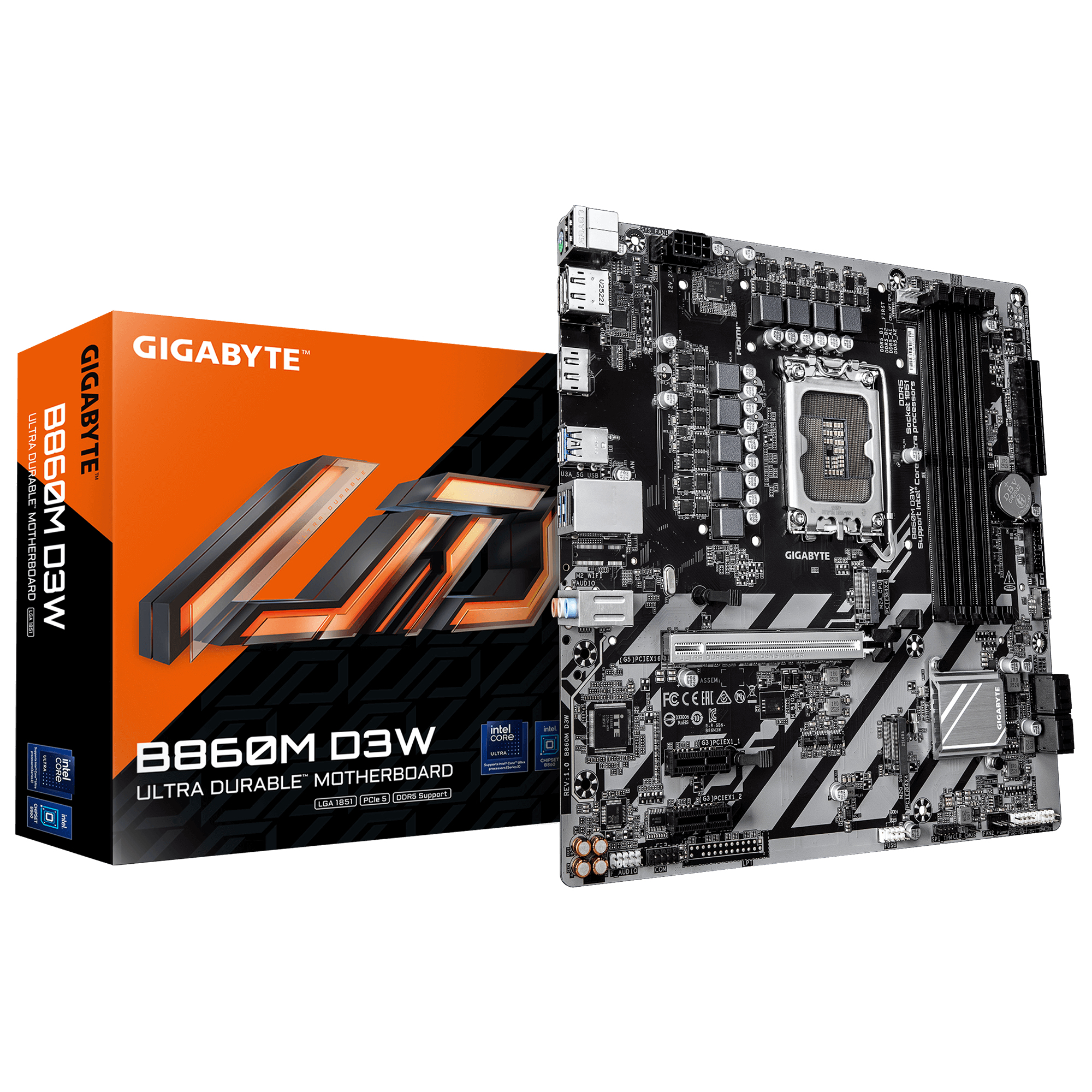 Gigabyte B860M D3W                   (B860,S1851,mATX,DDR5 Mainboards INTEL