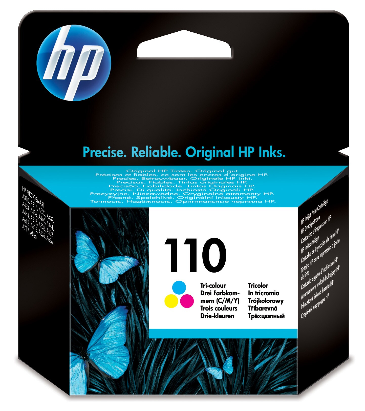 HP 110 ink cartridge 1 pc(s) Original Standard Yield Cyan, Magenta, Yellow