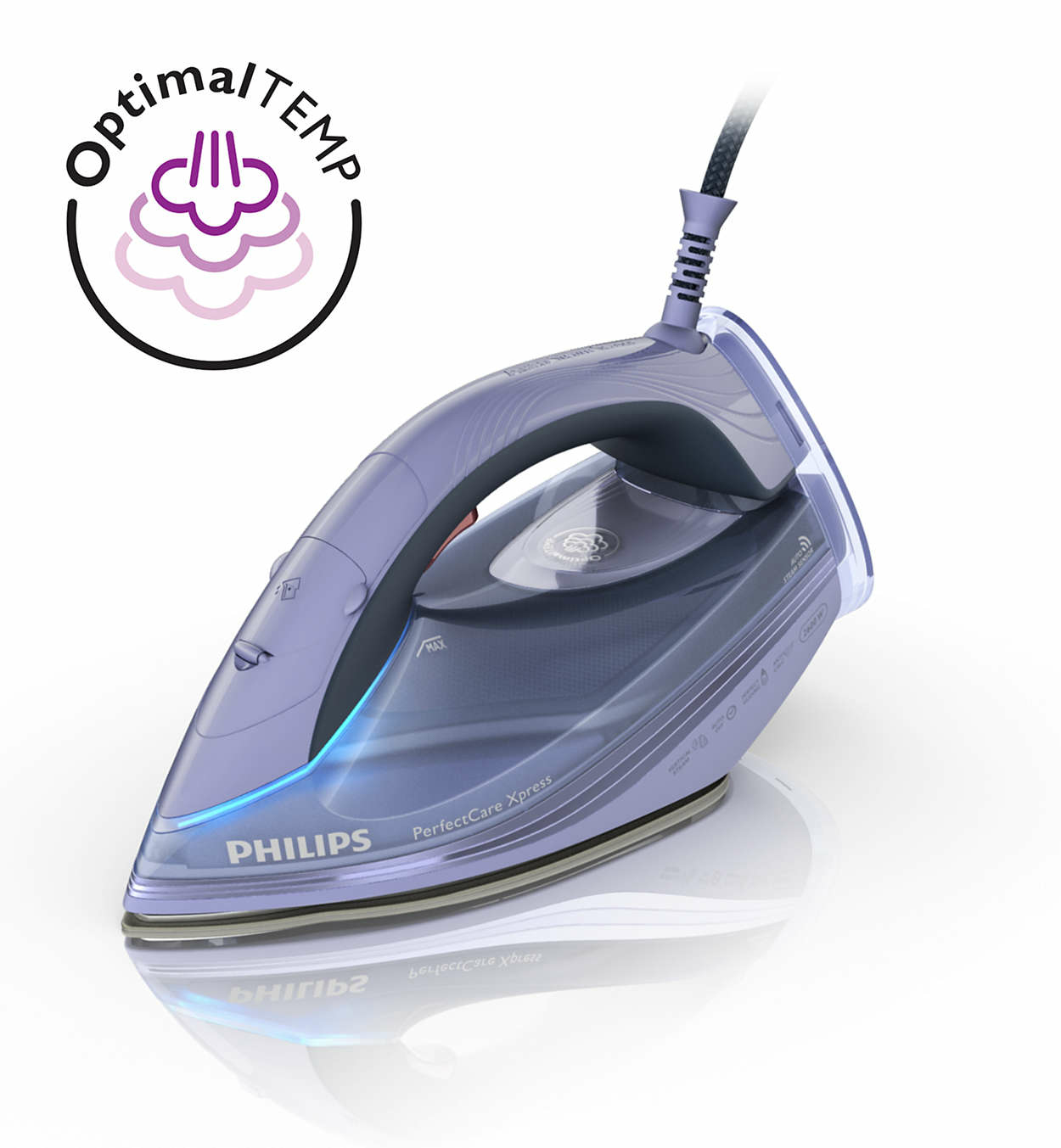 Philips GC5055/00 iron Steam iron SteamGlide soleplate