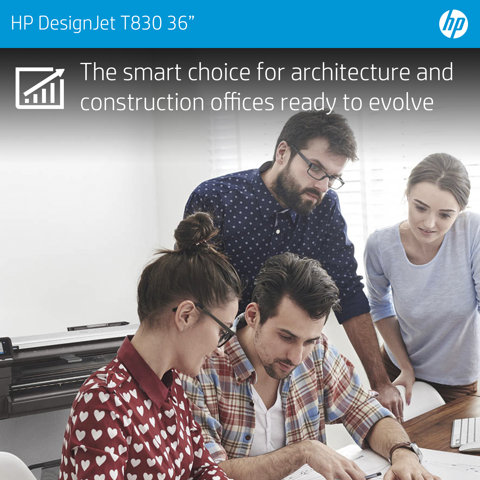 HP DesignJet T830 36-in Multifunction Printer – image 8