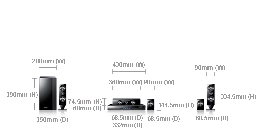 Samsung HT-D6500 home cinema system 5.1 channels – image 3