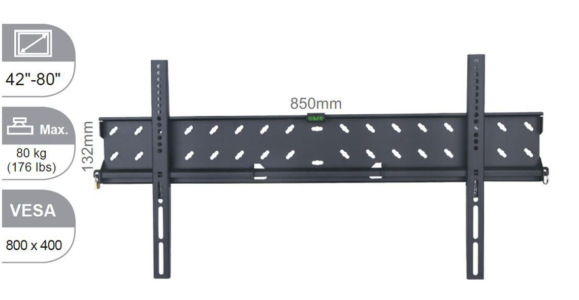 Vivolink VLMW4280 TV mount/stand 2.03 m (80") Black – image 2
