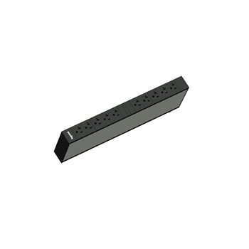 Legrand LP-21310 power distribution unit (PDU) 10 AC outlet(s) 1U Black, Silver – image 1