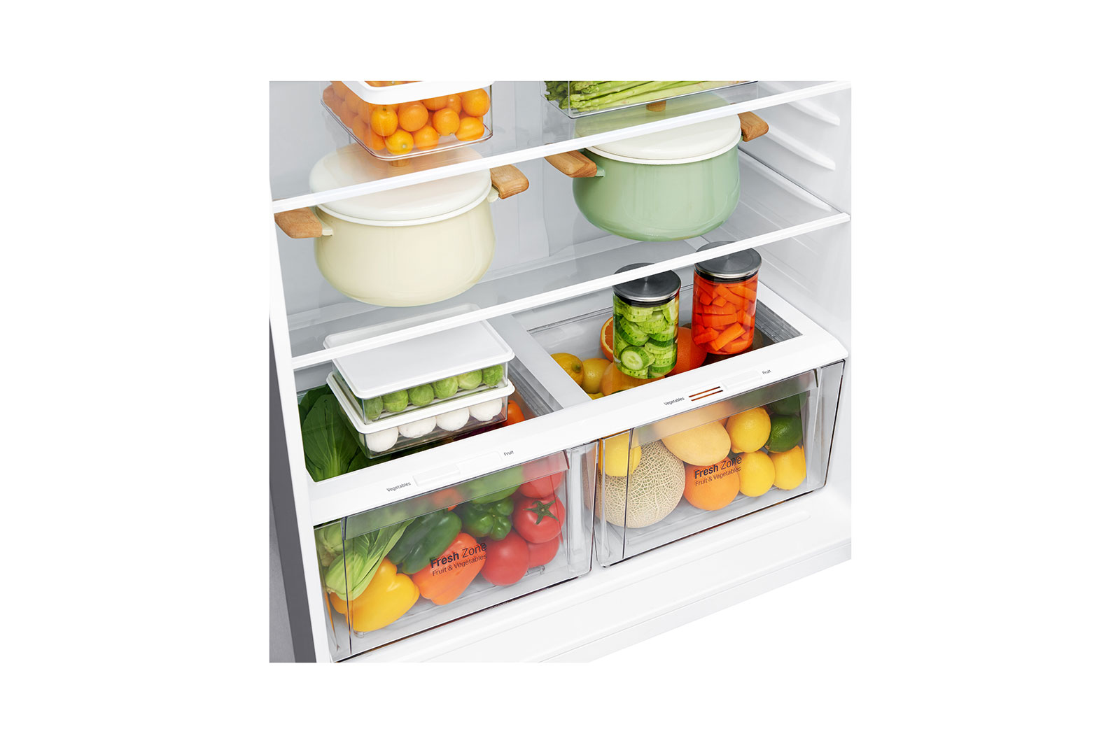 LG GR-C802HLCU fridge-freezer Freestanding Stainless steel – image 7