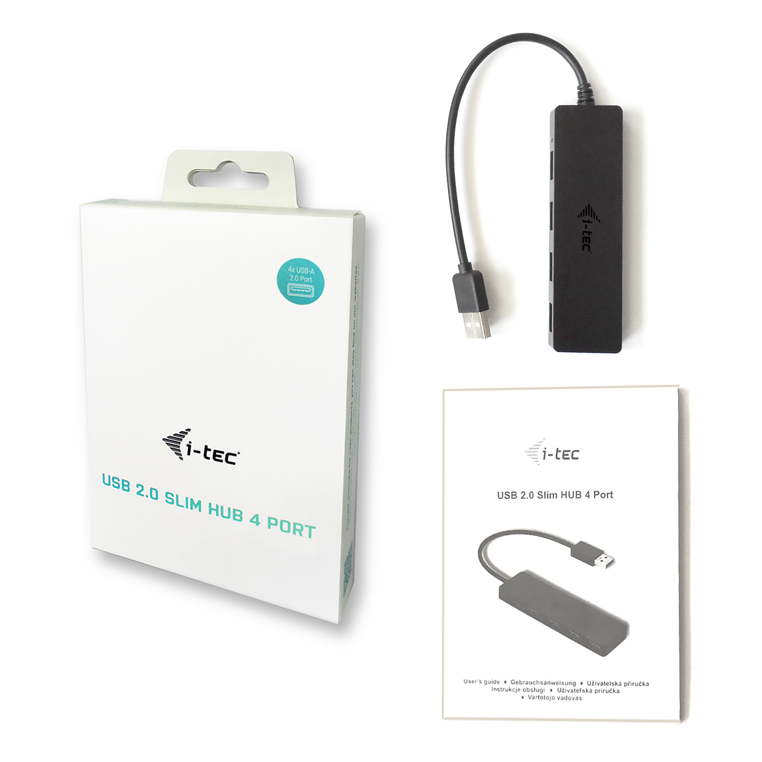i-tec USB 2.0 Slim Passive HUB 4 Port – image 2