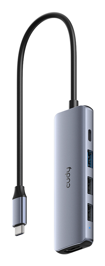 Cudy Netzwerkgeräte Wired USB 3.2 Gen 1 (3.1 Gen 1) Type-C Grey, Silver