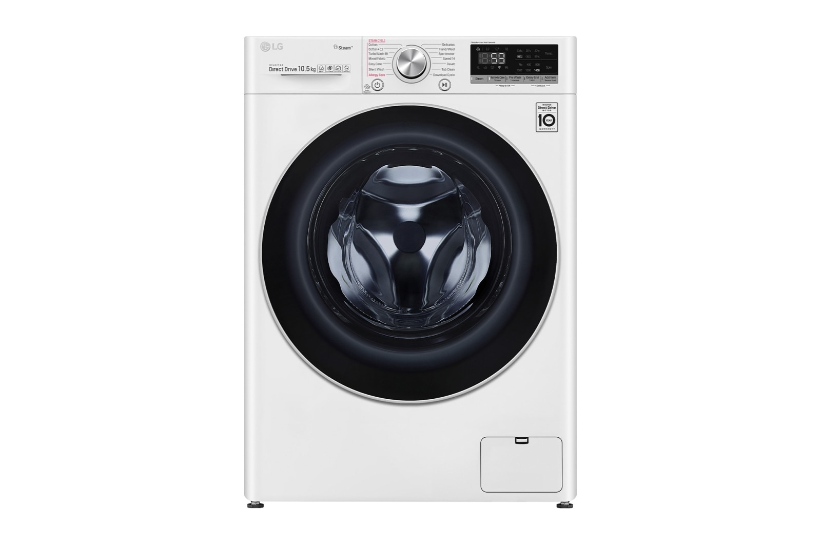 LG F4DV7010S1W washer dryer Freestanding Front-load White – image 1