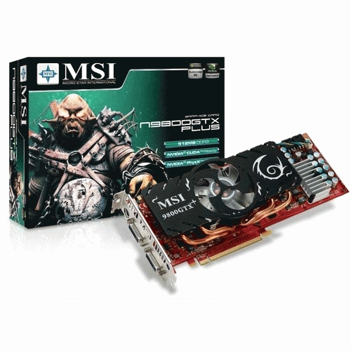 MSI V154-003R graphics card GeForce 9800 GTX+ GDDR3 – image 2