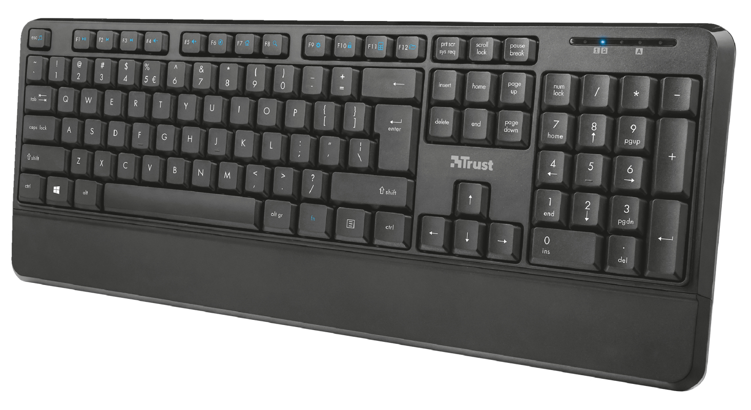 Trust Thoza keyboard Mouse included Universal RF Wireless QWERTY Italian Black – image 2