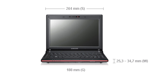 Samsung N N145-JP03PL Intel Atom® N455 Netbook – image 2