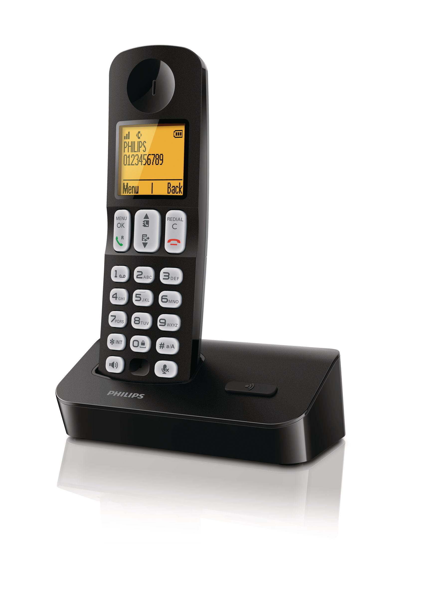 Philips D4001B/53 telephone DECT telephone Caller ID Black – image 1