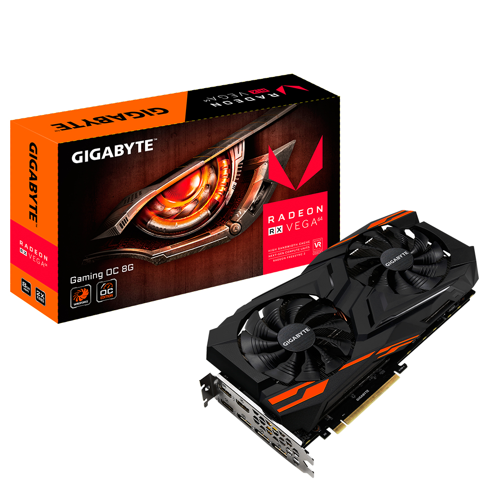 GIGABYTE GV-RXVEGA64GAMING OC-8GD – image 1