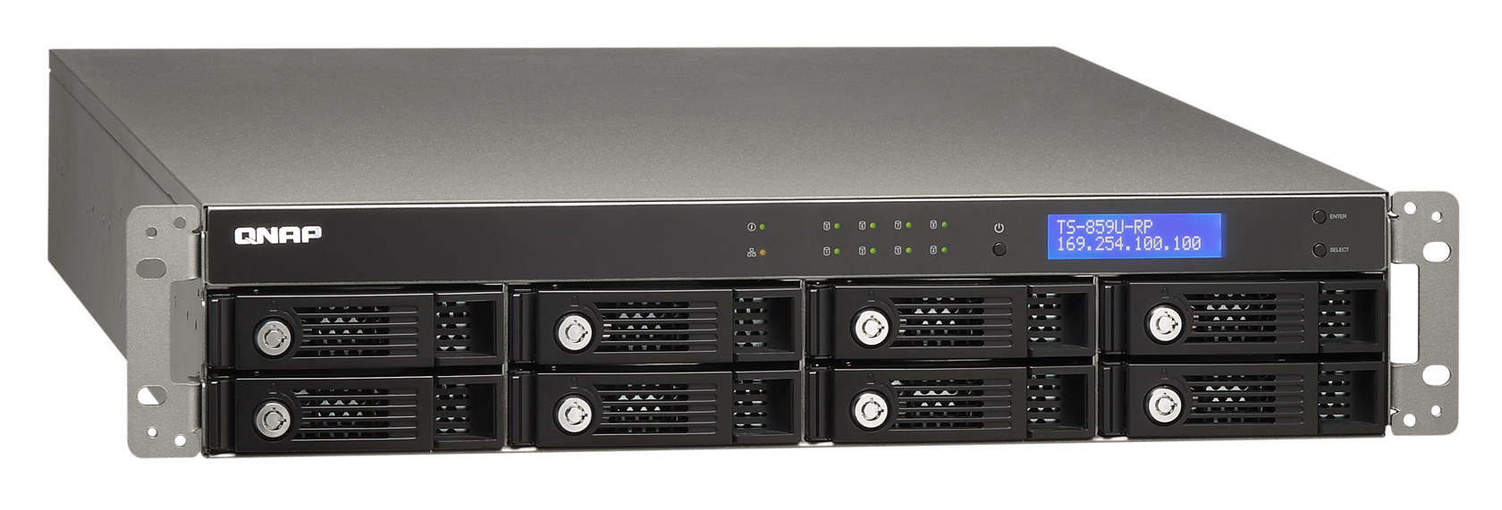 QNAP TS-859U-RP+ NAS/storage server Rack (2U) – image 3