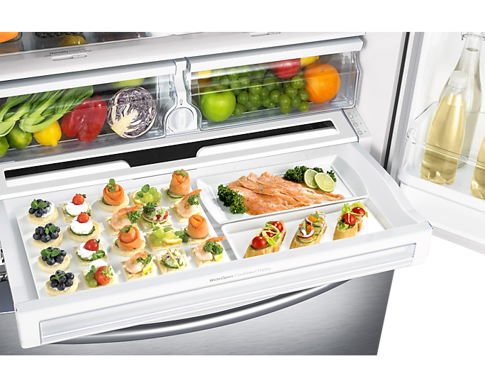 Samsung RF23HCEDBSR side-by-side refrigerator Silver – image 7