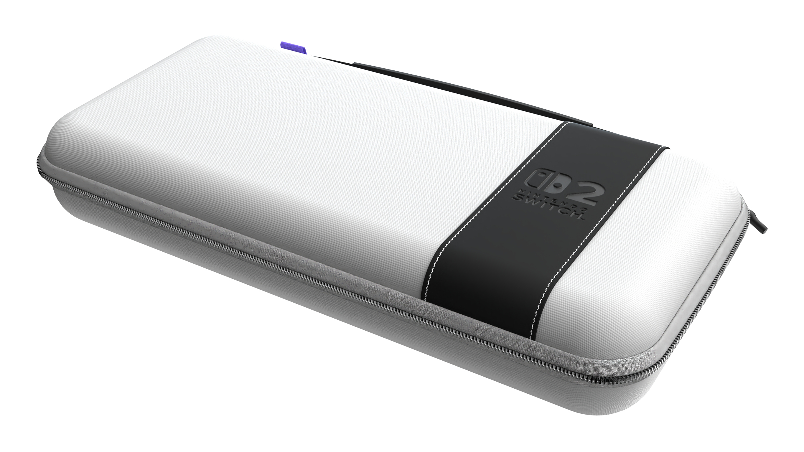 Turtle Beach PlayTrek Étui de voyage Stellar White sous licence officielle de Nintendo pour protéger votre Nintendo Switch 2