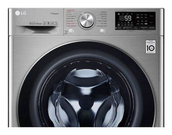 LG WSV1107XMT washer dryer Freestanding Front-load Stainless steel – image 4