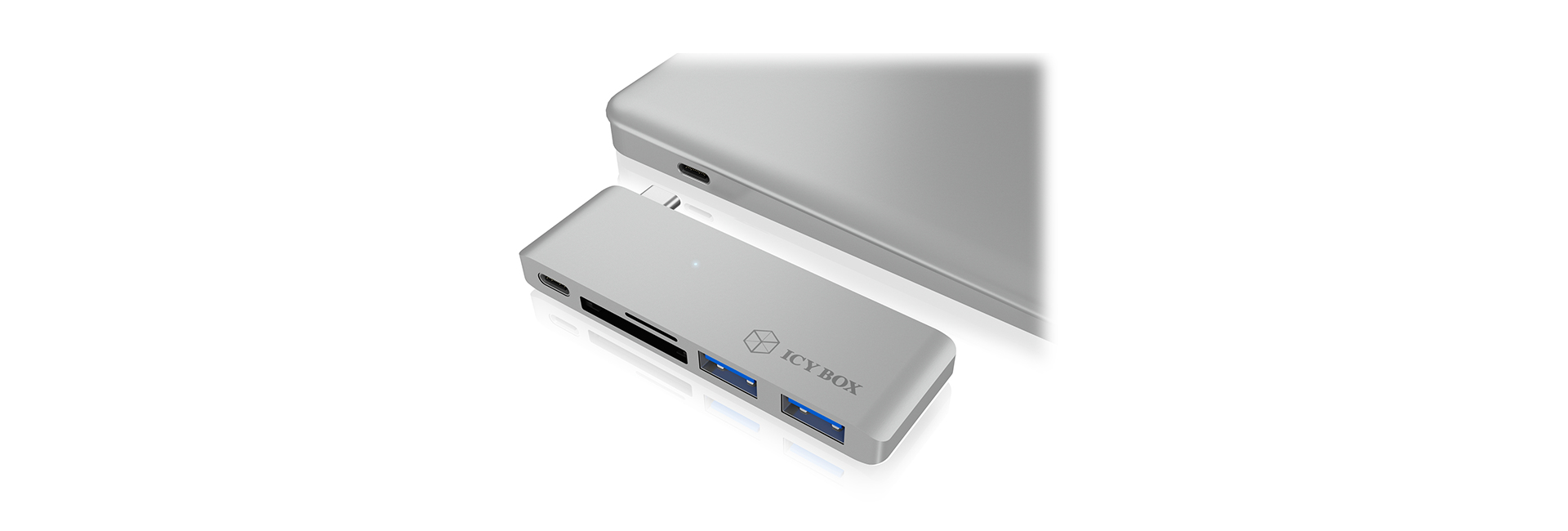 ICY BOX IB-DK4035-C USB 3.2 Gen 1 (3.1 Gen 1) Type-C Silver – image 4