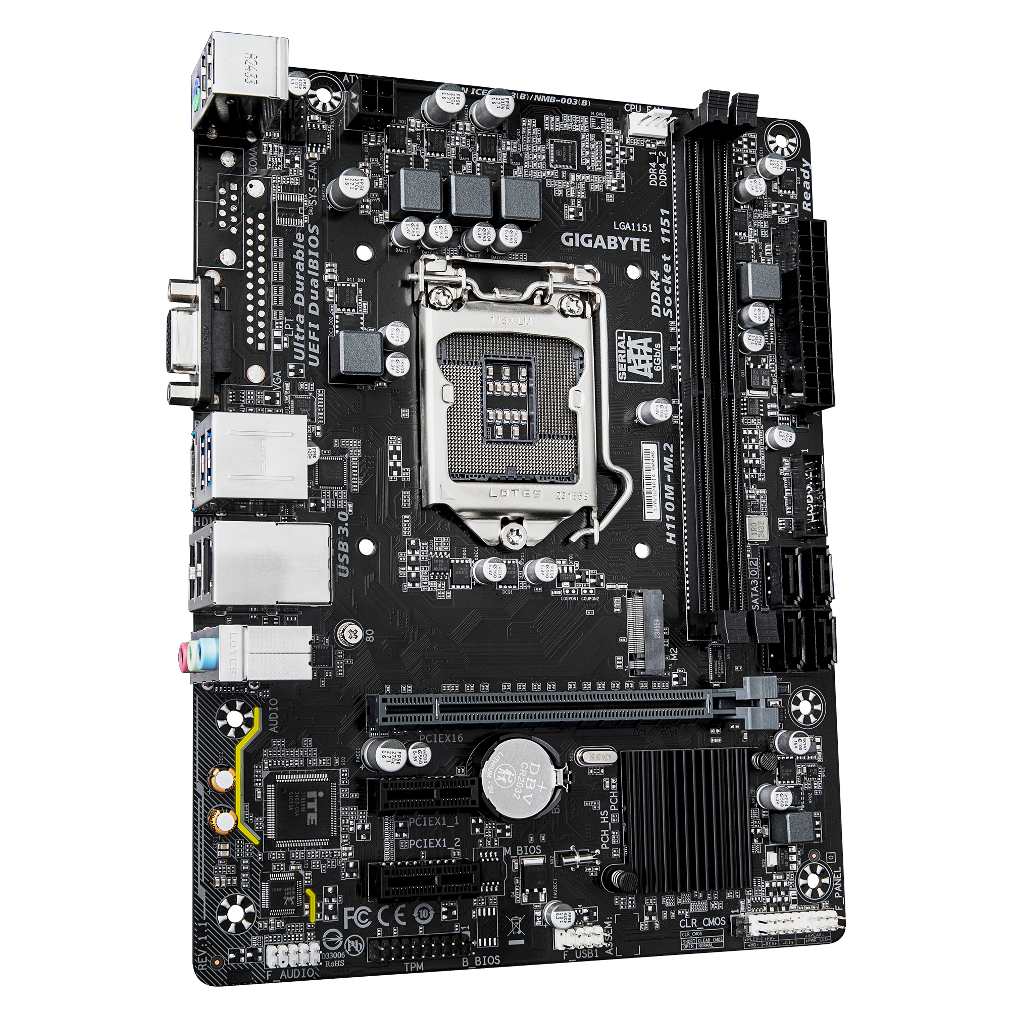GIGABYTE H110M-M.2 motherboard H110 Express micro ATX – image 3
