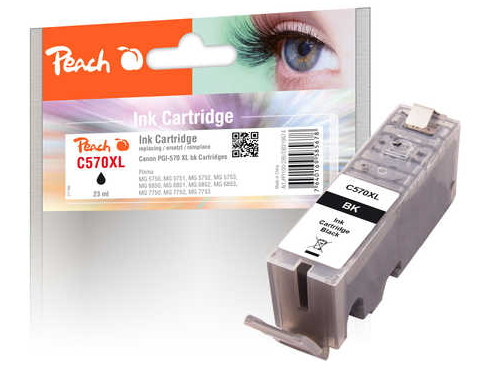 Peach PI100-286 ink cartridge Black