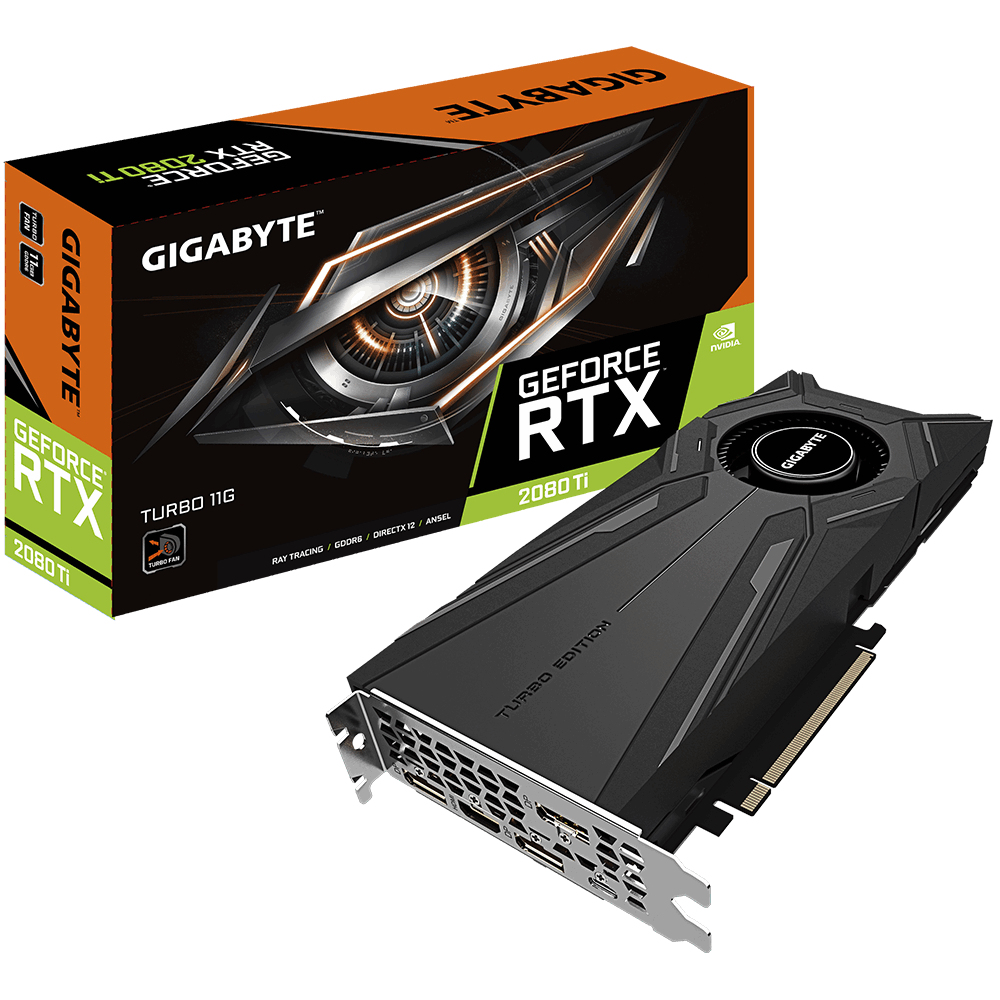 GIGABYTE GVN208TTO-00-G2 graphics card NVIDIA GeForce RTX 2080 Ti – image 1