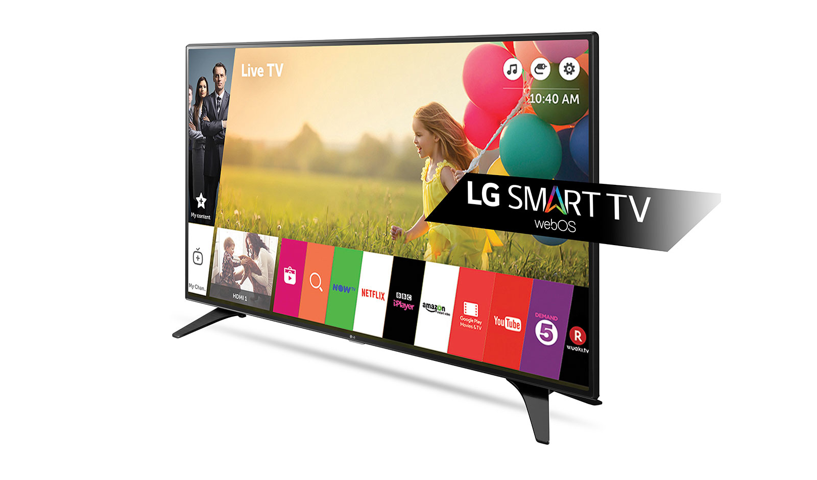 LG 49LH604V TV 124.5 cm (49") Full HD Smart TV Wi-Fi Black – image 3