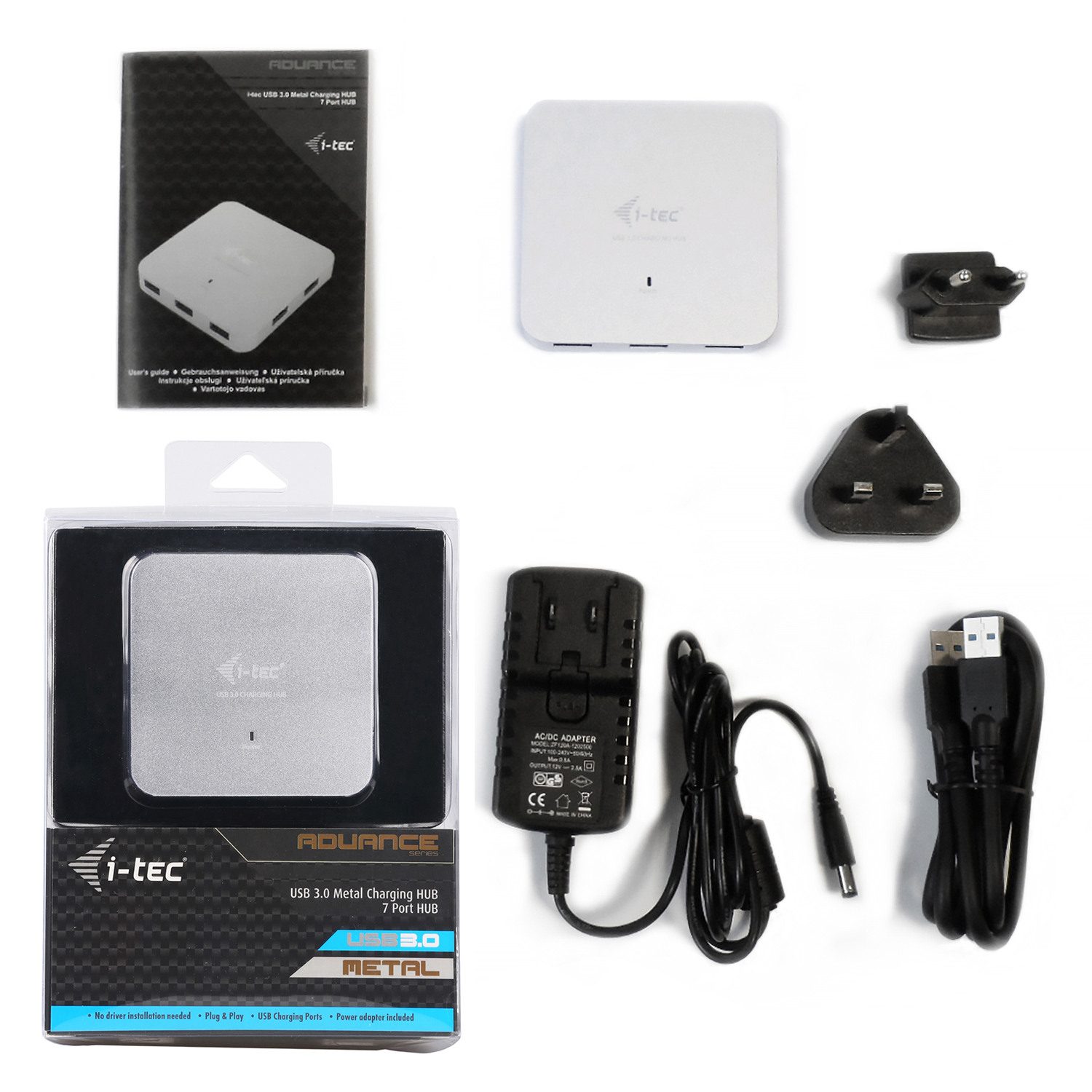 i-tec Metal Superspeed USB 3.0 7-Port Hub – image 9