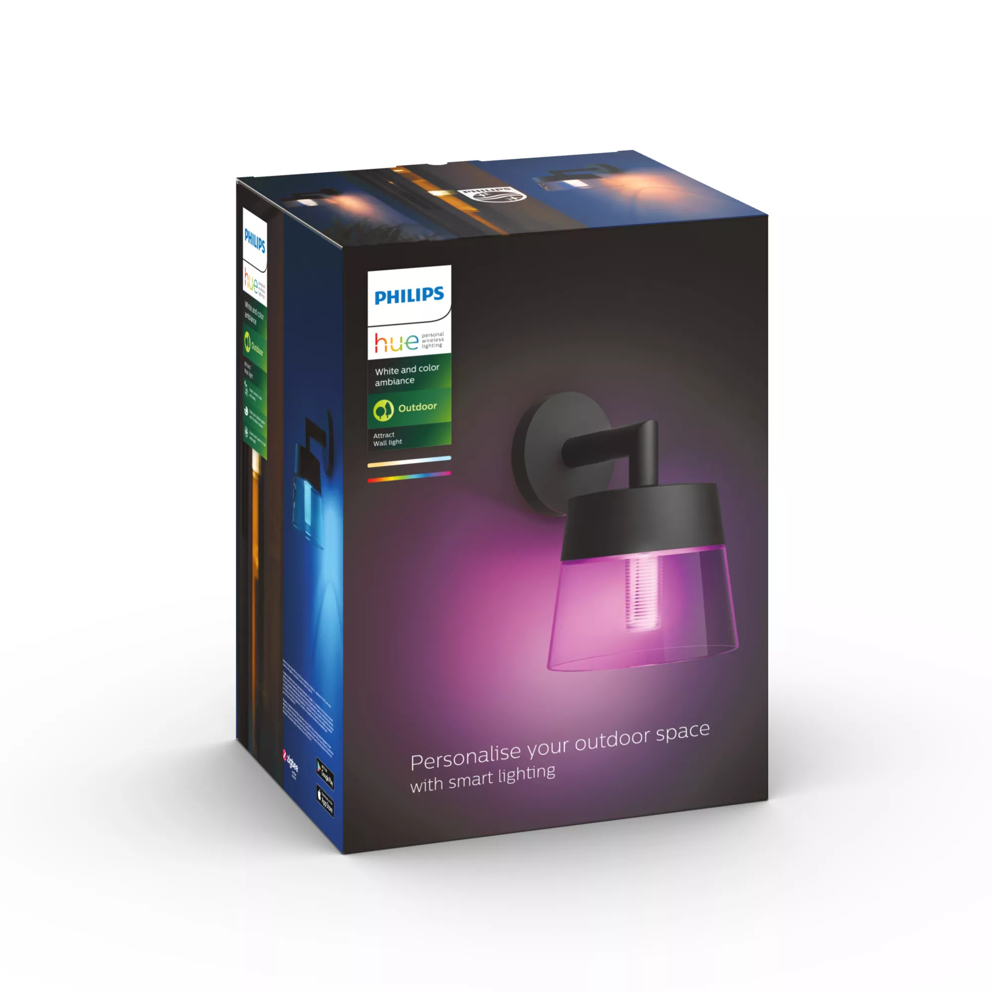 Philips by Signify Philips Hue White and colour ambience Attract Outdoor wall light – image 6