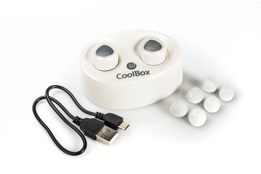 CoolBox COO-AUBPO2-WH headphones/headset Wireless In-ear Calls/Music Bluetooth White – image 7