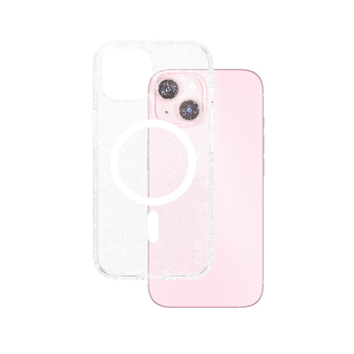 PanzerGlass CARE™ by ® Star Lit Case w. White MagSafe iPhone 15
