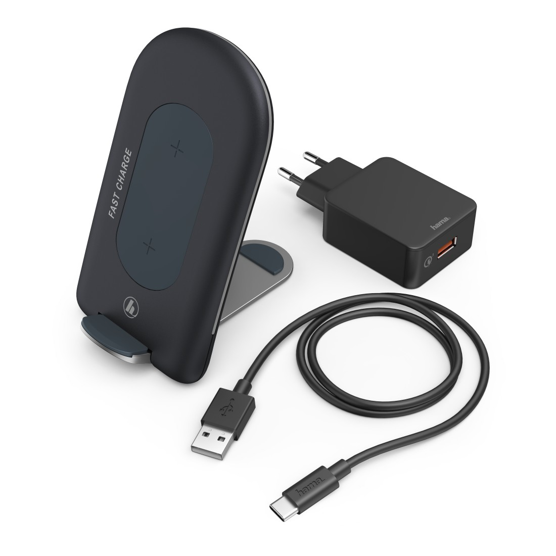 Hama QI-FC15S Mobile phone Anthracite AC Wireless charging Indoor – image 2