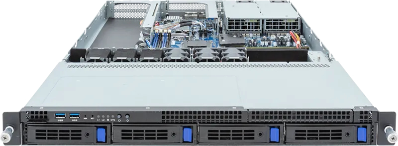 GIGABYTE R133-C10-AAA1 AMD B650E Socket AM5 Rack (1U) Black, Steel – image 2