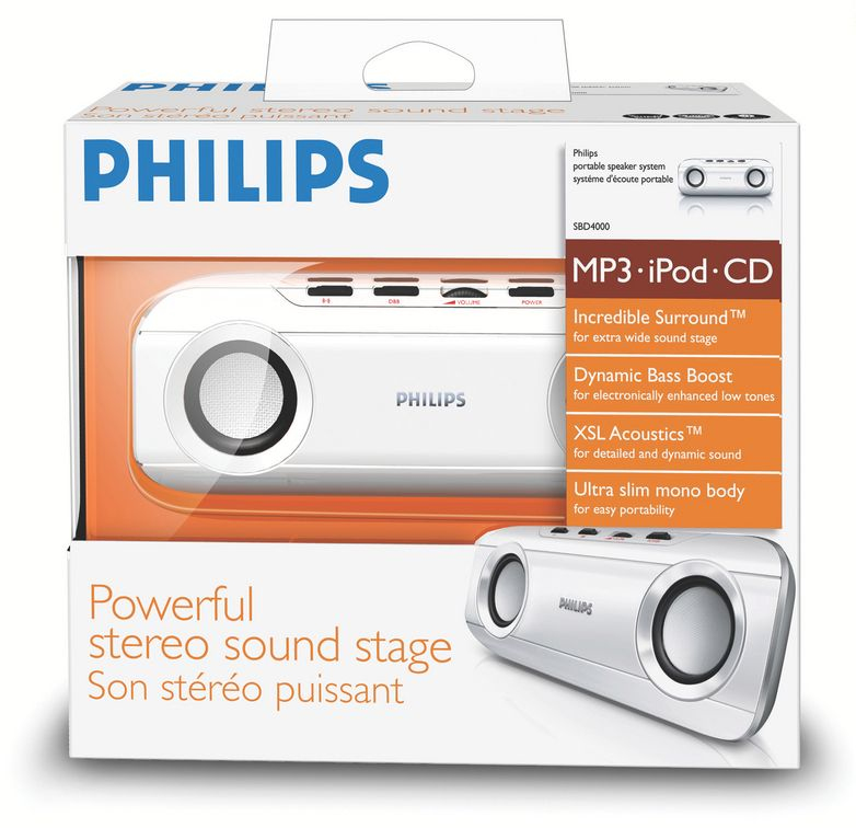Philips SBD4000 Portable Speaker System – image 2