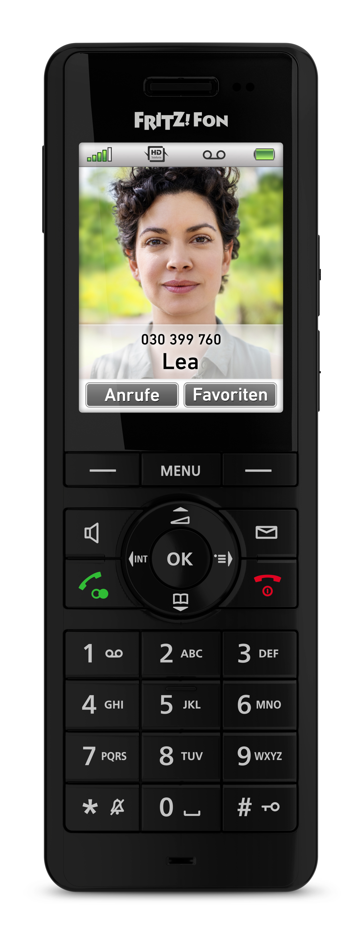 FRITZ!Fon X6 schwarz (Farbdisplay) Telefone