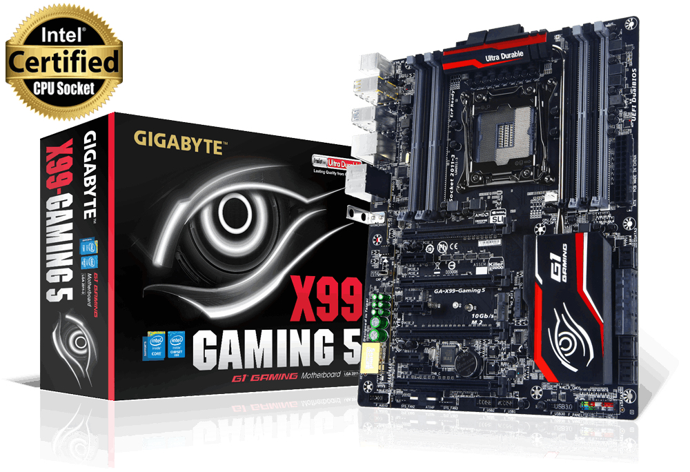 GIGABYTE GA-X99-GAMING5 motherboard Intel® X99 LGA 2011-v3 ATX