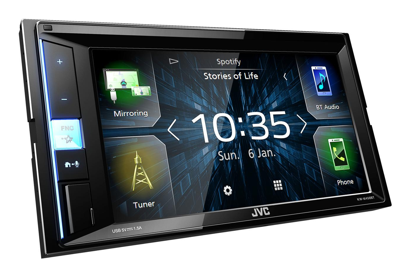 JVC KW-M450BT car media receiver Black – image 2
