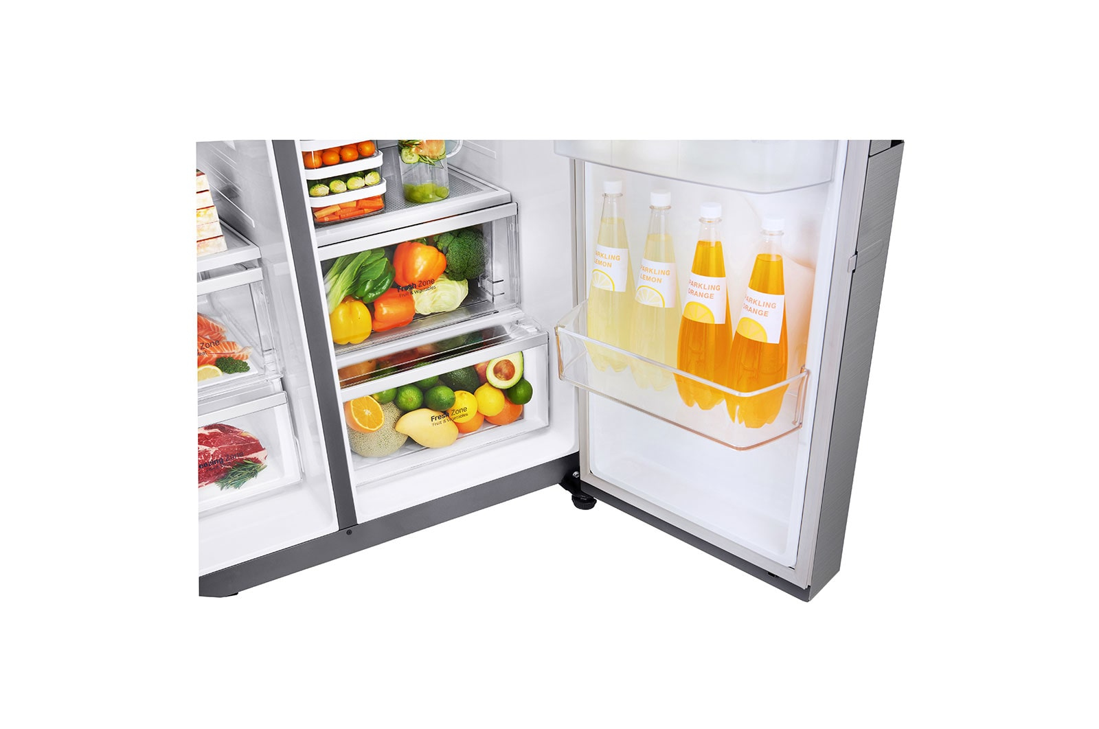 LG GS65SDPK side-by-side refrigerator Freestanding – image 6
