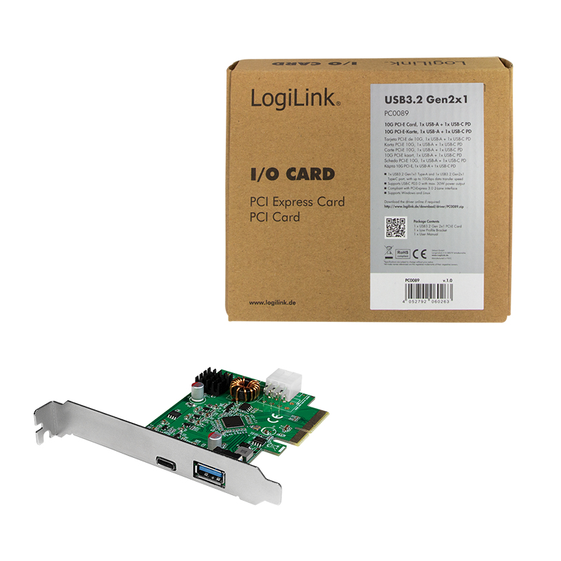LogiLink PC0089 interface cards/adapter Internal USB 3.2 Gen 2 (3.1 Gen 2) – image 4