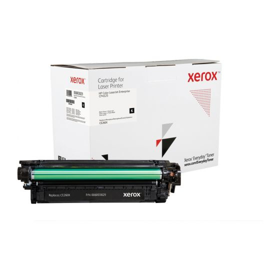 Xerox Black High Yield Everyday Toner, replacement for HP CE260X
