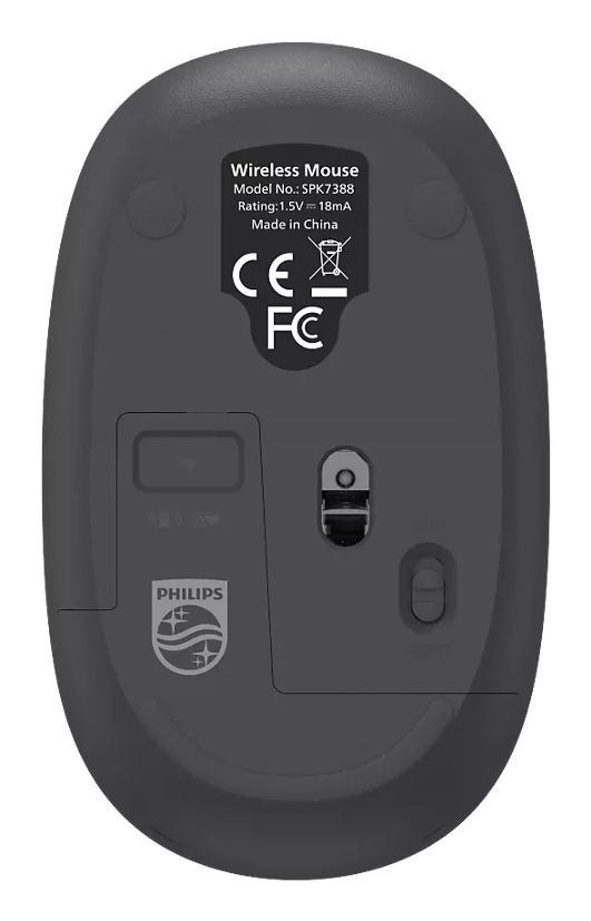Philips 3000 series SPK7388G/55 mouse Office Ambidextrous RF Wireless Optical 1600 DPI – image 4
