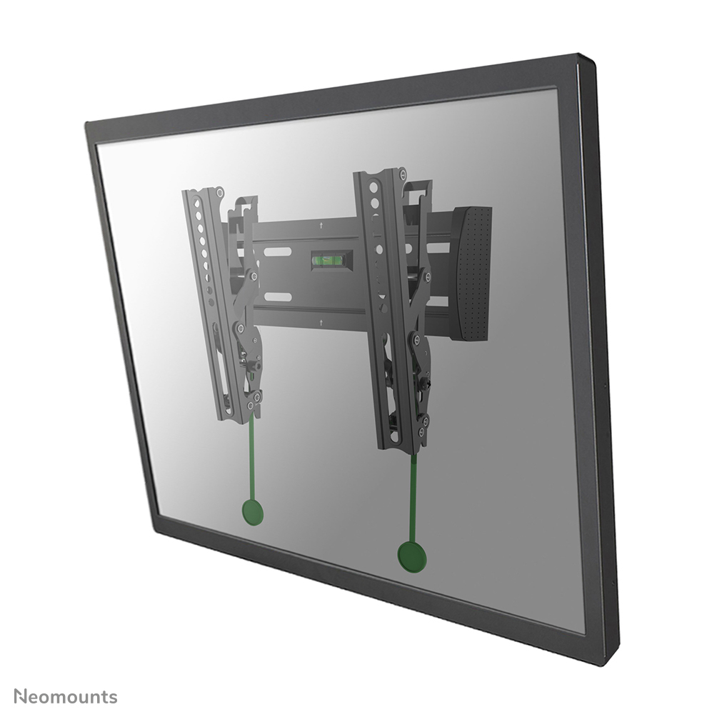 Neomounts NM-W125 - Bracket - tilt - for LCD display - black - screen size: 10"-40" - wall-mountable