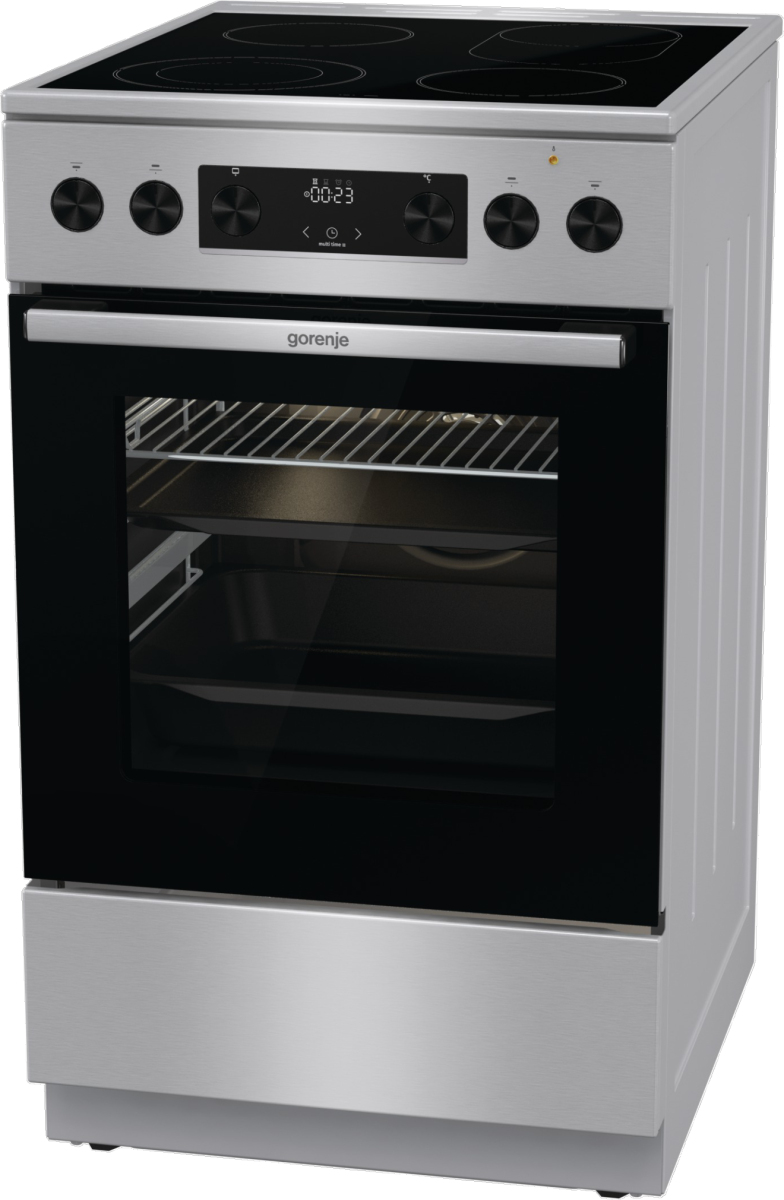 Gorenje GECS5C70XPA Freestanding cooker Electric Ceramic hob Stainless steel – image 6