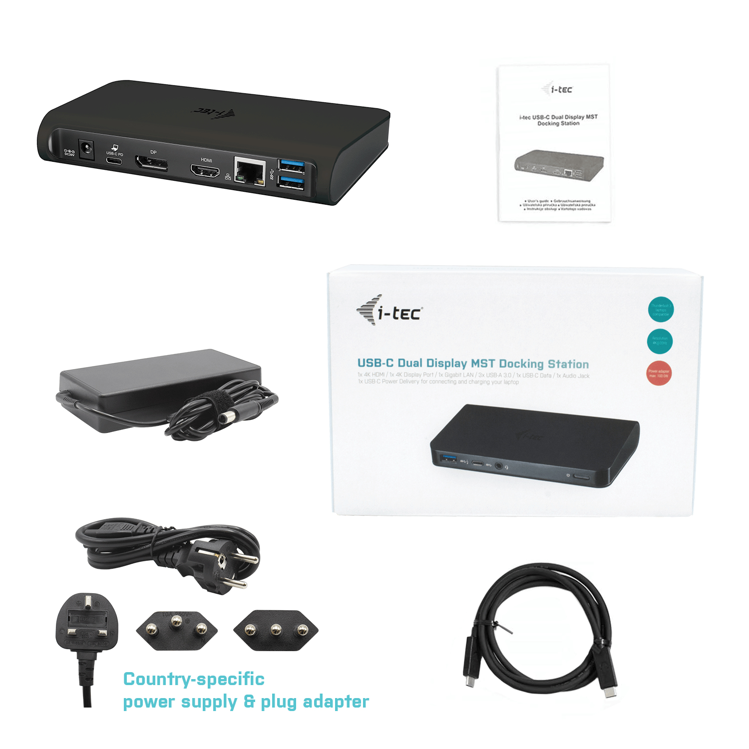 i-tec USB-C Dual Display MST Docking Station + Power Delivery – image 6