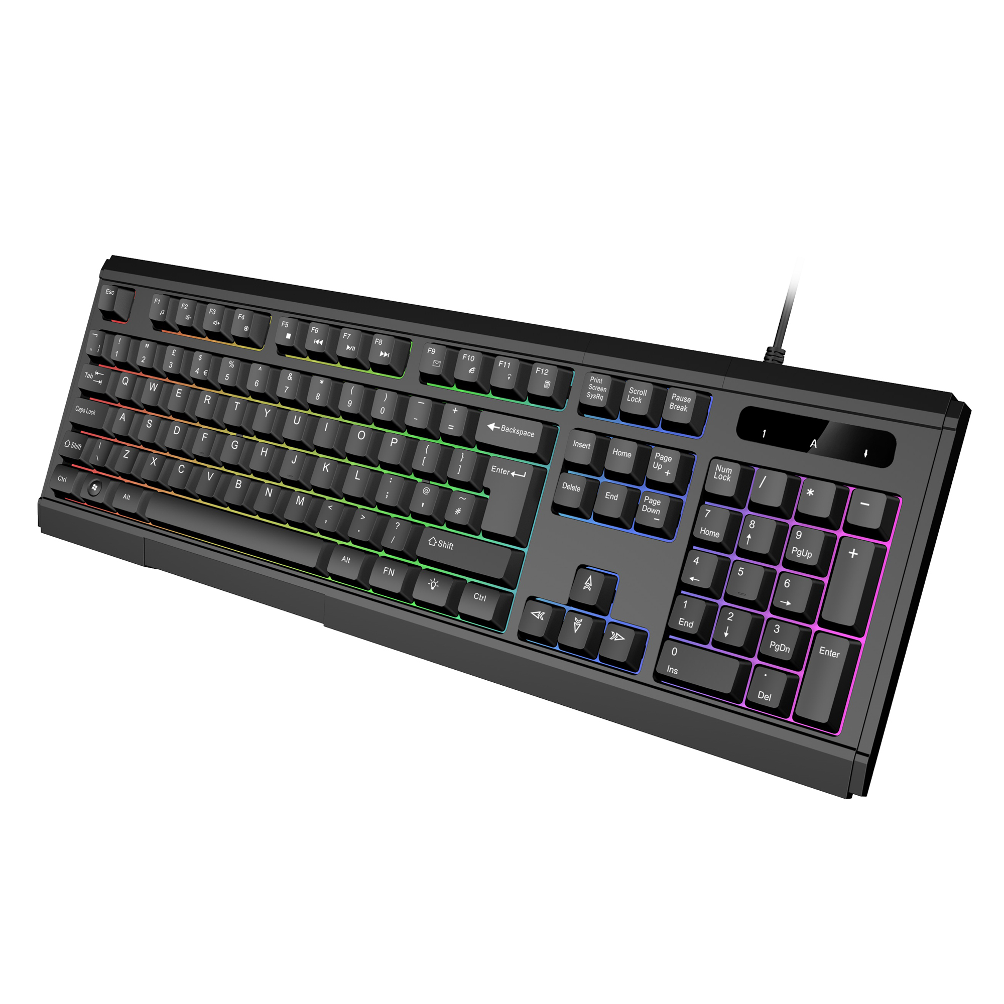 VIDA GAMER BLK 4IN1 USB KB MS HS KIT – image 9