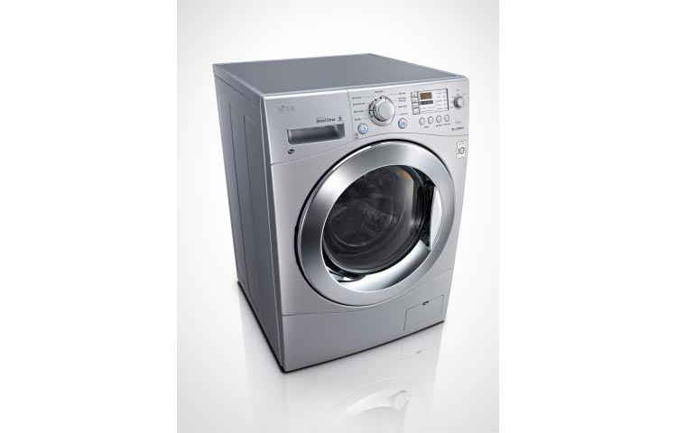 LG WM3477HS washer dryer Freestanding Front-load Silver – image 2