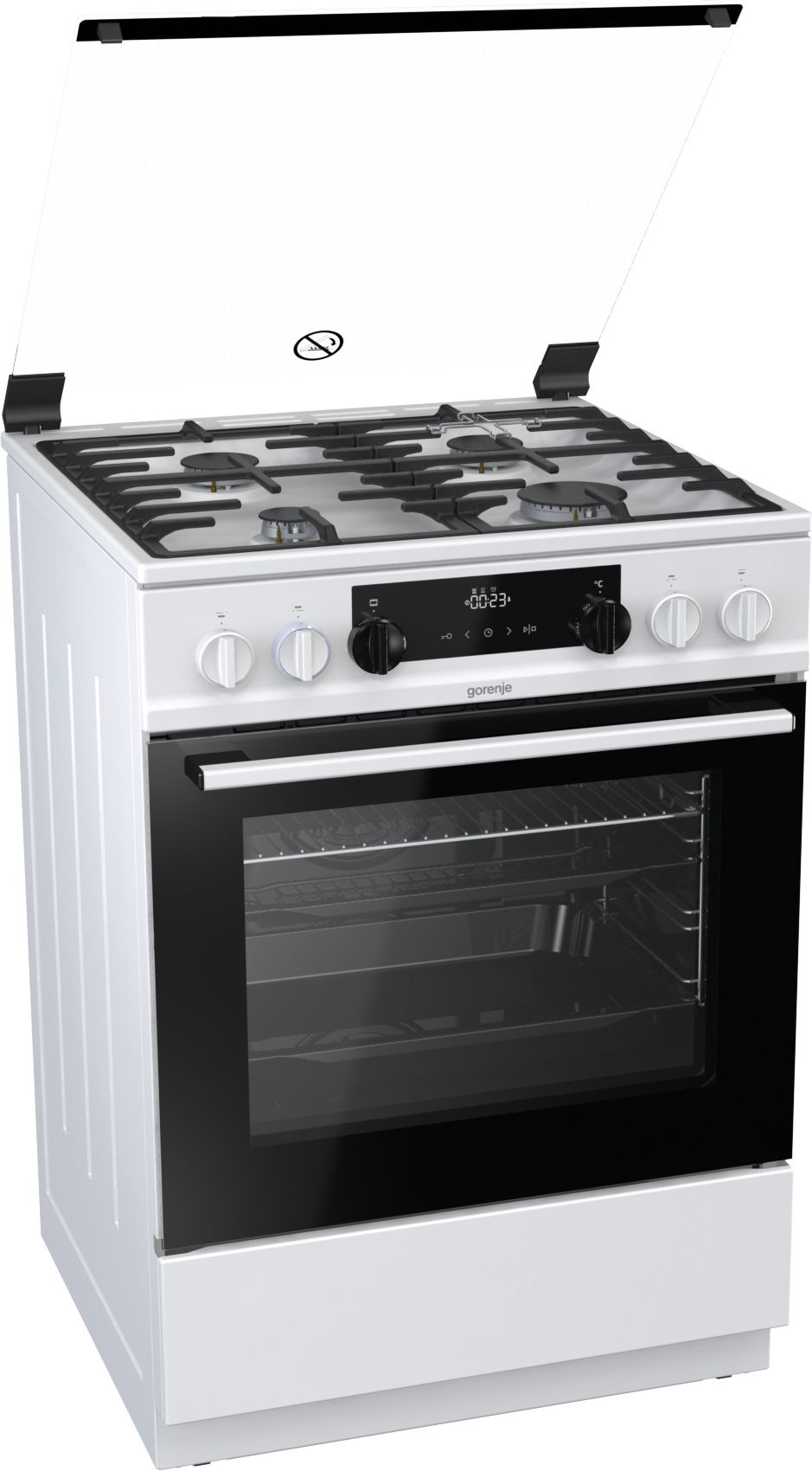 Gorenje K634WF cooker Freestanding cooker Electric Gas White