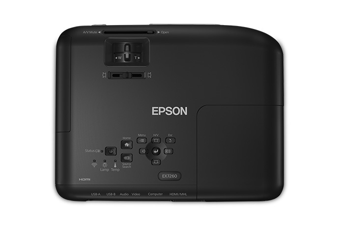 Epson EX7260 Projector module 3600 ANSI lumens 3LCD WXGA (1280x800) Black – image 3