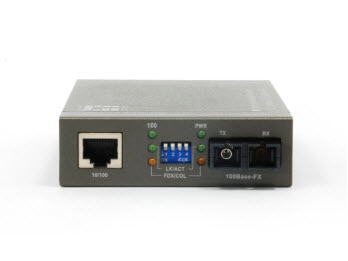 LevelOne 10/100BASE-TX to 100BASE-FX SMF SC Converter, 30km – image 3