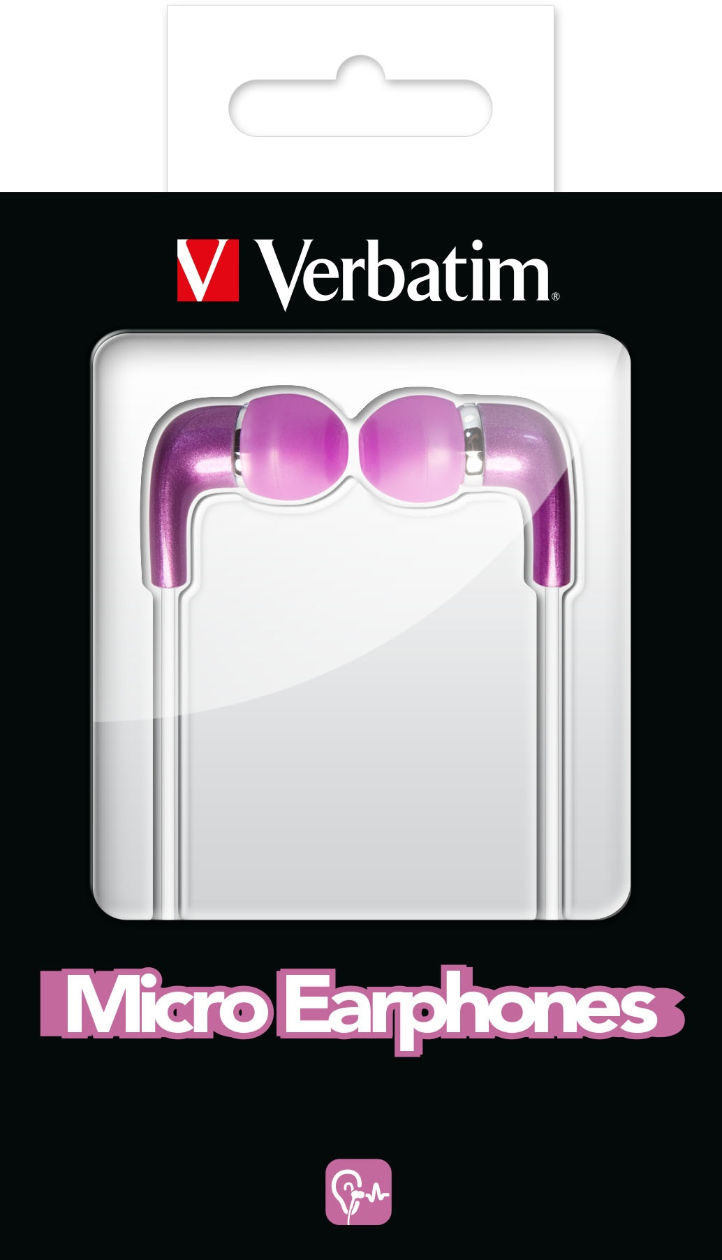 Verbatim Micro Earphones - Pink – image 4