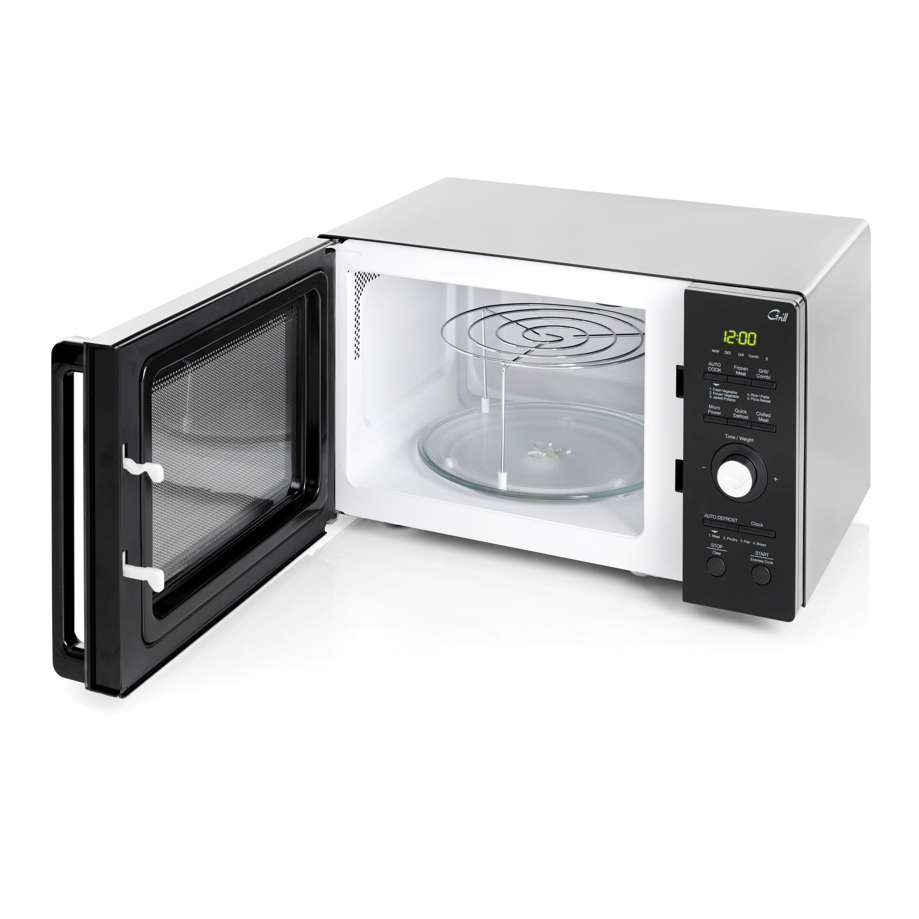 Daewoo KOR-8A8R microwave Black, Grey Solo microwave Countertop – image 6